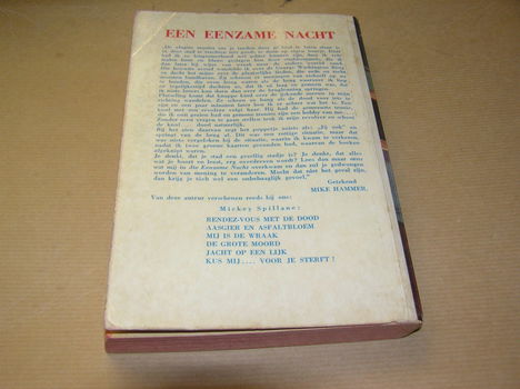 Een eenzame nacht(1)-Mickey Spillane(UMC MS 4) - 1