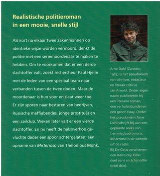 Arne Dahl = Misterioso - paperback - 1