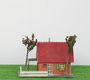 Huis met twee bomen H0/HO [NH1053] - 2 - Thumbnail