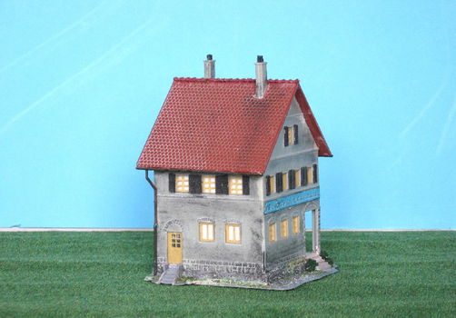 Huis met zahntechnieker kibri H0/HO [NH1268] - 4