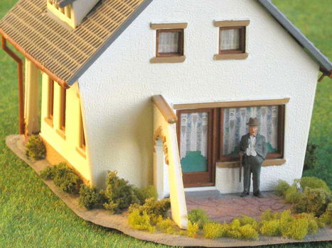 Woning met Poort pola HO/H0 [NH1277] - 2