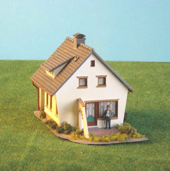 Woning met Poort pola HO/H0 [NH1277] - 3