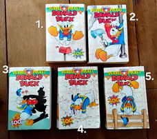 5x Donald Duck - Dubbelpocket 15 - 16 - 18 - 19 - 20