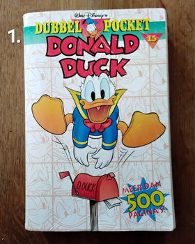 5x Donald Duck - Dubbelpocket 15 - 16 - 18 - 19 - 20 - 2