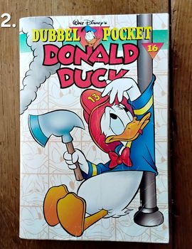 5x Donald Duck - Dubbelpocket 15 - 16 - 18 - 19 - 20 - 3
