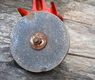 Vintage Metabo gietijzeren slijpsteen - Western Germany - 2 - Thumbnail