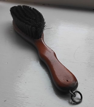 Vintage houten kledingborstel - 1
