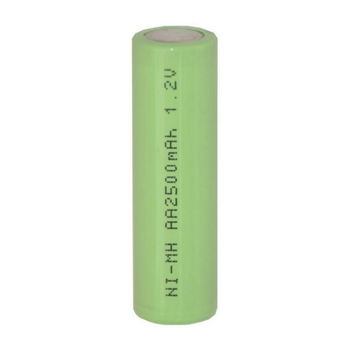 Flat-top AA oplaadbare batterij 2500 mAh 1.2V - 2