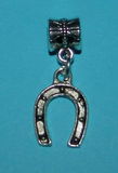Hoefijzer bangle, Tibet zilver, Pandora stijl