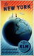 KLM New York poster - 50er jaren - overdruk - 0 - Thumbnail