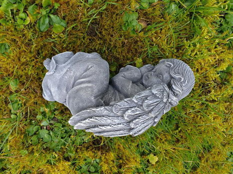 slapende engel , tuinbeeld , kado - 2