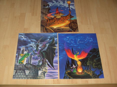 TOVENAAR 3 DELIGE POSTERS SET TOTAAL 75 POSTERS NIEUW - 0