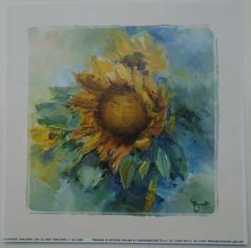 POSTER 18x18 cm BLOEMEN NIEUW - 1