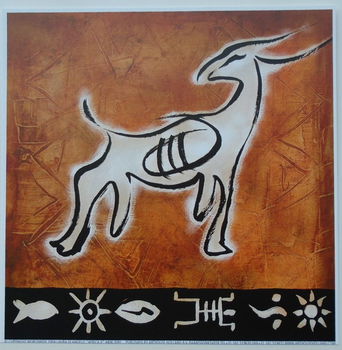 POSTER 18x18 cm HUIS DECO - 1