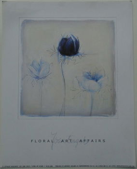 POSTER 25x20 cm BLOEMEN NIEUW - 0