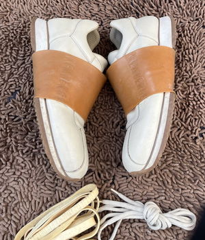 Bikkembergs beige/wit exclusieve sneakers, elastische sluiting - 3