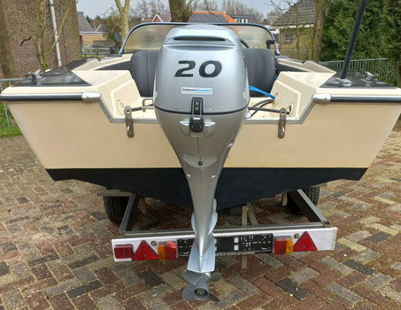 Glastron speedboot met Honda 20pk buitenboordmotor - 1