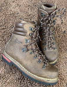 BERG-/ HIKING-/ MILITARY-/ WANDELSCHOENEN, bruin, maat 40/ US 7, monte-sport, vibram zool