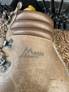BERG-/ HIKING-/ MILITARY-/ WANDELSCHOENEN, bruin, maat 40/ US 7, monte-sport, vibram zool - 7