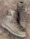 BERG-/ HIKING-/ MILITARY-/ WANDELSCHOENEN, bruin, maat 40/ US 7, monte-sport, vibram zool - 0 - Thumbnail