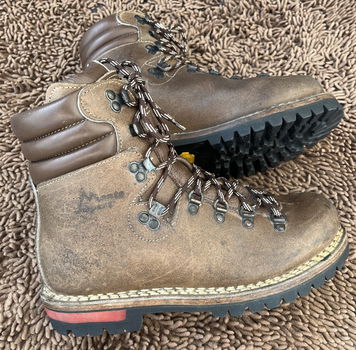 BERG-/ HIKING-/ MILITARY-/ WANDELSCHOENEN, bruin, maat 40/ US 7, monte-sport, vibram zool - 2