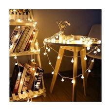 100 LED lichtsnoer 10 meter kerst bolletjes op netstroom