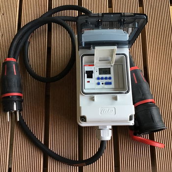 digitale timer unit incl. weekprogramma + beveiliging 230V AC IP54 - 1