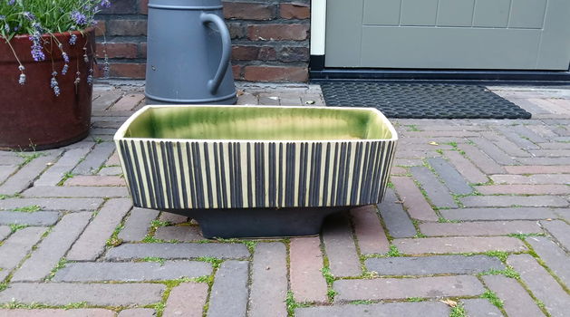 Vintage - grote bloempot - cactusbak - Frabertho Holland - 2