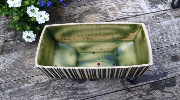 Vintage - grote bloempot - cactusbak - Frabertho Holland - 3