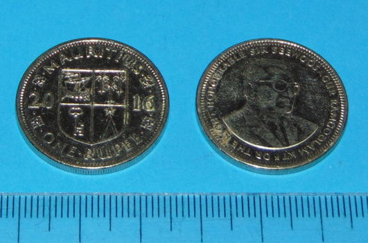 Mauritius - 1 rupee 2016 - Unc - 0