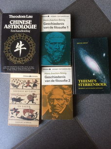 Boeken geschiedenis, astrologie, sterren, mythen 8,50-€ +32495577180