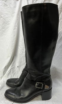 Laarzen met ritssluiting, zwart, maat 39, merk vera gomma, made in italy - 1
