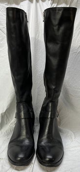 Laarzen met ritssluiting, zwart, maat 39, merk vera gomma, made in italy - 2