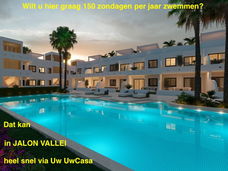 Uw eigen nieuwe Appartement in JALON VALLEI met parkings en