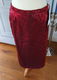 Sjieke rok - dieprood - moulin rouge - bordeaux rood - maat 44 - nieuw - 2 - Thumbnail