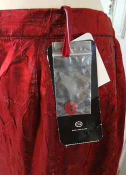 Sjieke rok - dieprood - moulin rouge - bordeaux rood - maat 44 - nieuw - 6