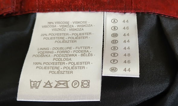 Sjieke rok - dieprood - moulin rouge - bordeaux rood - maat 44 - nieuw - 7