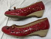 Wijnrode lak ballerina's, leder, maat 39, merk studio - 3 - Thumbnail