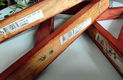 Plankdragers / planksteunen - hout - 3 stuks beschikbaar - 3 - Thumbnail