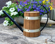 Retro - vintage - bloemengieter Emsa - houtlook - gieter - jaren 60