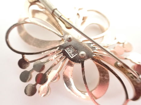 Vintage broche, gemerkt - 4