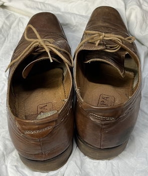 Geklede veterschoen, bruin leder, maat 44, merk scapa - 2