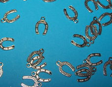 Hoefijzer bangle, Tibet zilver