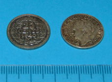 Nederland - kwartje 1940 - zilver