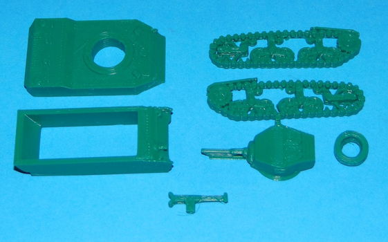 Amerikaanse M5 Stuart tank - 3D-print in diverse schalen - 2