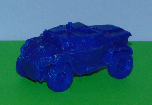 Britse Humber Scout pantserwagen - 3D-print in div. schalen - 0