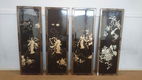 Te koop: Japans Houtsnijwerk (5delig) - Japans Houtsnijwerk (5delig) - 40 jr oud - zie foto's - 4 - Thumbnail