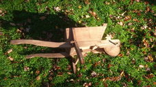 Te koop: Houten Kruiwagen
