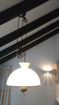 Te koop: Opaline hang lamp - 2