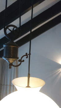Te koop: Opaline hang lamp - 3